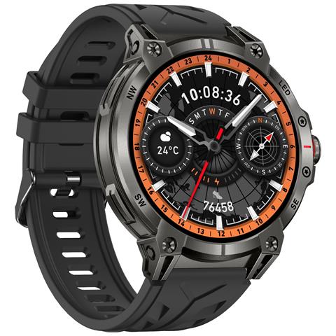 Smartwatch Multifunzione Con Monitoraggio Della Salute E Bluetooth Per Chiamate Black - Foto 7