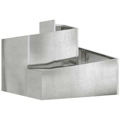 Vaso da giardino Argento 60 x 60 x 50 cm Acciaio zincato - Foto 1