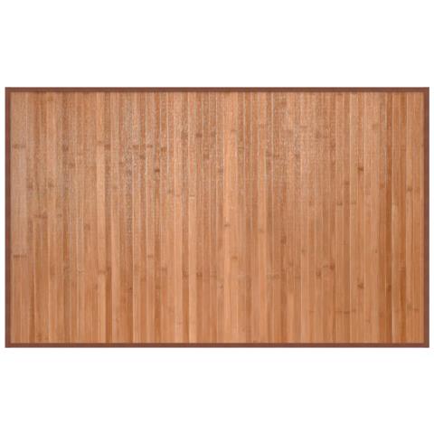 Tappeto Rettangolare Naturale 60x100 cm in Bambù - Foto 1