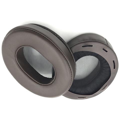 2 Cuscinetti Auricolari In Pelle Di Agnello Compatibili Con Cuffie Sony Mdr-1a/1adac - Cuscinetti Di Ricambio Brown - Foto 2