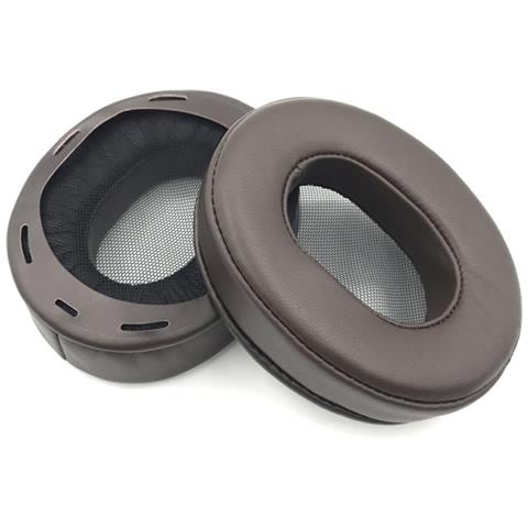 2 Cuscinetti Auricolari In Pelle Di Agnello Compatibili Con Cuffie Sony Mdr-1a/1adac - Cuscinetti Di Ricambio Brown - Foto 1