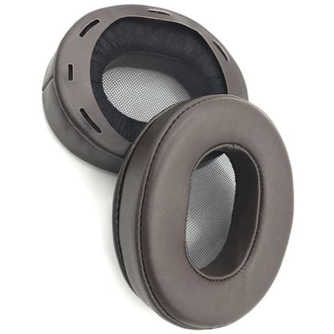2 Cuscinetti Auricolari In Pelle Di Agnello Compatibili Con Cuffie Sony Mdr-1a/1adac - Cuscinetti Di Ricambio Brown - Foto 4