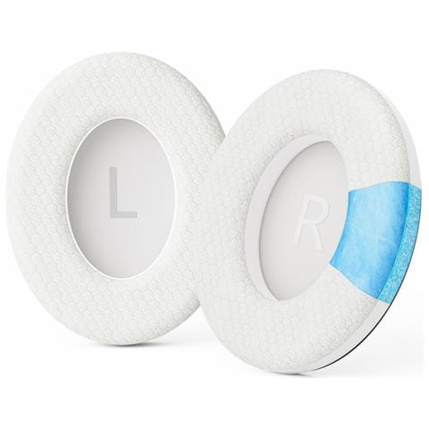 Cuscinetti Di Ricambio Compatibili Con Cuffie Bose 700/nc700 - Cuscinetti Auricolari In Gel A Rete Da Calcio (2 Pezzi) White - Foto 1