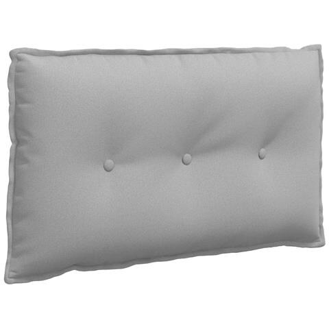 Cuscino per Schiena Grigio Nuvola 80 x 19 x 50 cm Tessuto - Foto 1