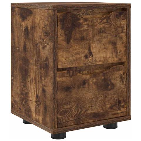 Comodino Rovere fumé 30,5 x 30 x 43 cm Legno multistrato - Foto 1