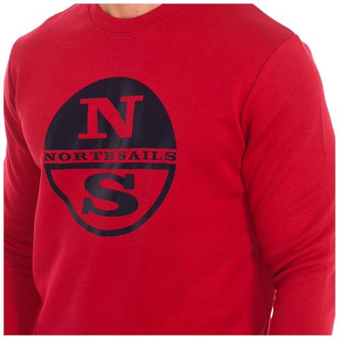 Felpa Girocollo A Maniche Lunghe 9024130 Da Uomo - Foto 3