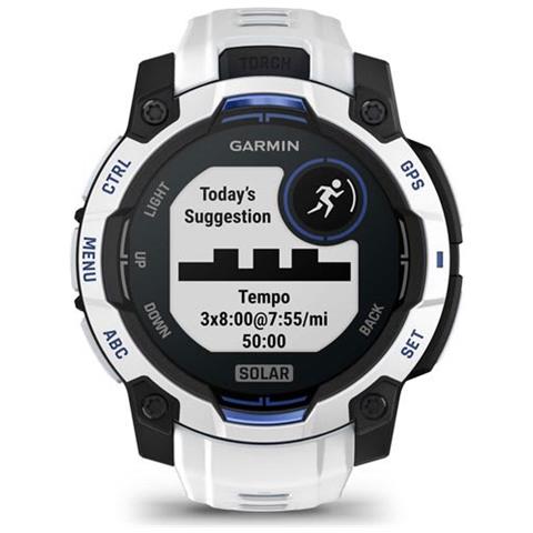 Instinct 2,29 Cm (0.9"") Mip 45 Mm Digitale 176 X 176 Pixel Touch Screen Nero, Bianco Gps (satellitare) - Foto 1
