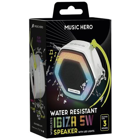 Speaker wireless 5W IBIZA con LED multicolor - Foto 2