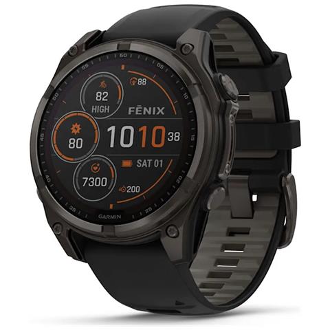 fenix 8 3,3 cm (1.3") 47 mm Digitale 260 x 260 Pixel Touch screen Titanio Wi-Fi GPS (satellitare) - Foto 1