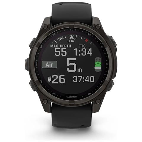 fenix 8 3,3 cm (1.3") 47 mm Digitale 260 x 260 Pixel Touch screen Titanio Wi-Fi GPS (satellitare) - Foto 10
