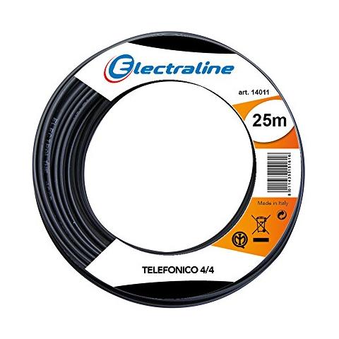 Hama 00044516 Cavo Telefonico Nero – 6P4C, Per Collegare Telefono Analogico E Segreteria A Router VoIP - 2