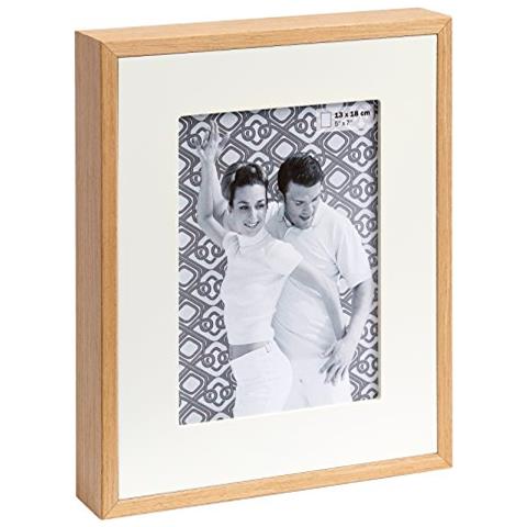 Double natur / bianco10x15 legno Portafoto YP015W - Foto 1