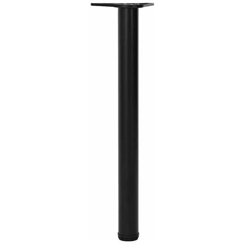 Set 4 Gambe Nere Tavolo Regolabili Con Staffe Triangolari 710 Mm - Foto 2