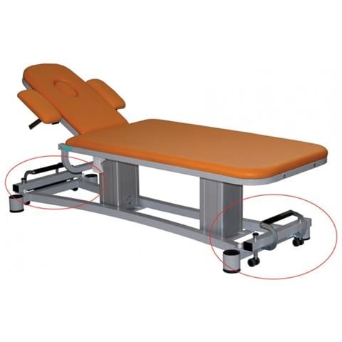 ROTELLE A SCOMPARSA / REMOVIBILI PER LETTINI DA VISITA LORD E SUN - Foto 2