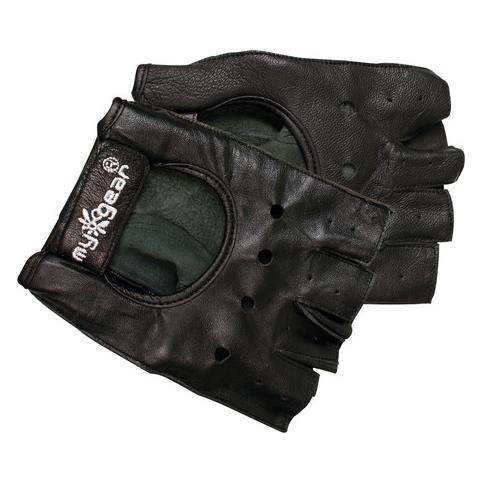 Guanti Pelle Half Finger Mezze Dita Taglia Xl - Foto 1