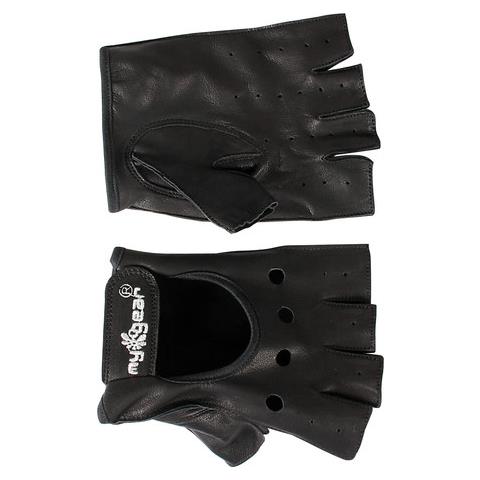 Guanti Pelle Half Finger Mezze Dita Taglia Xl - Foto 2