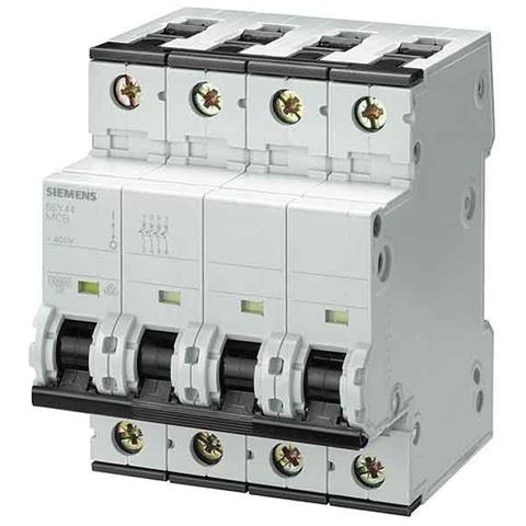 Interruttore Magnetotermico 4p 10a 10ka Tipo D 4 Moduli - Foto 1