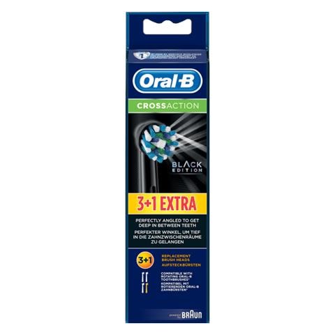 Oral-B Toothbrush heads Cross Action black 3+1 - Foto 3
