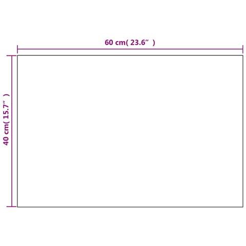 Specchi Da Parete 2 Pz 60x40 Cm Rettangolari In Vetro - Foto 6