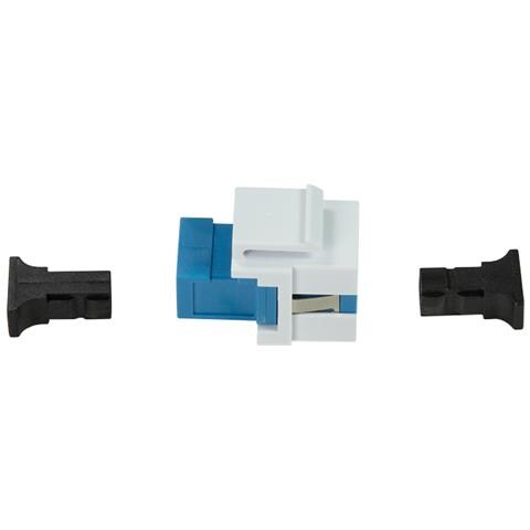 Giunto Fibra Sc Simplex Per Installazione Keystone Blu E Bianco - Foto 3