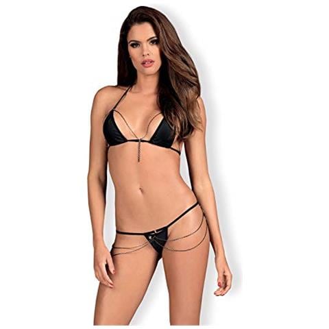 Set Biancheria Intima Con Collare Nero L-xl - Foto 2