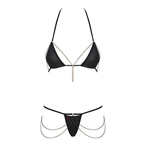 Set Biancheria Intima Con Collare Nero L-xl - Foto 1
