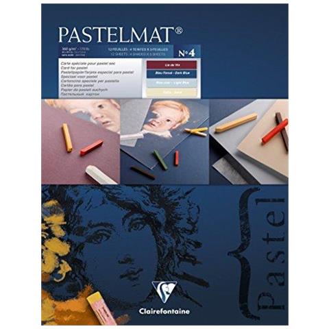 Pastelmat Pastello Carta Pad No4 360 G 18 X 24 Cm 12 Strati Colori Assortiti - Foto 1
