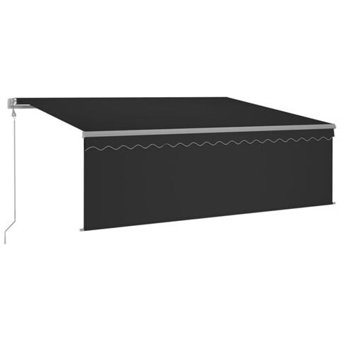 Tenda Automatica Parasole LED Sensore Vento 4,5x3m Antracite - Foto 1