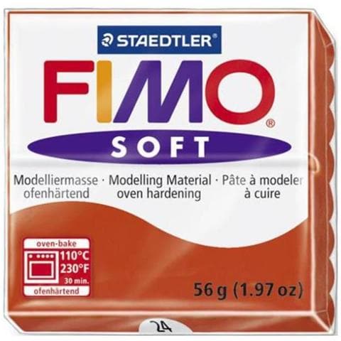 pz. 1 Panetto FIMO rosso indian 8020-24 - Foto 2