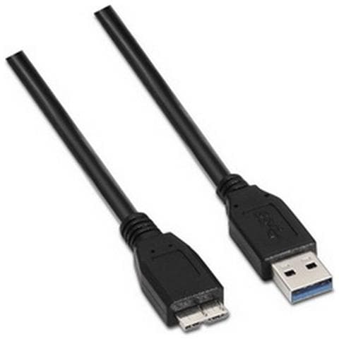 10.01.1101-BK, 3.0 (3.1 Gen 1) , USB A, Micro-USB B, Maschio / maschio, Nero, Foglio di alluminio Mylar - Foto 2