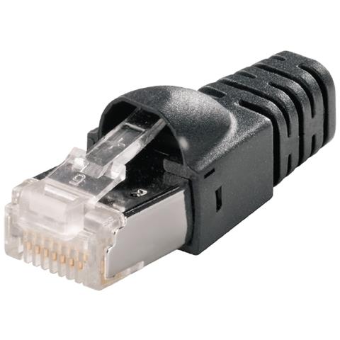 IE-P70 RJ-45 Nero, Argento, Trasparente cavo di collegamento - Foto 1