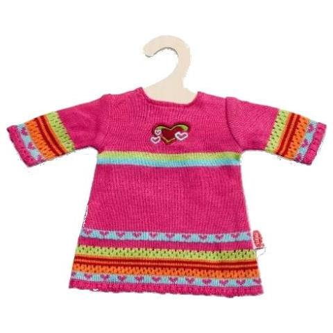 Abito Da Bambola Con Cuori Rosa Per Bambola Da 35-45 Cm - Foto 1