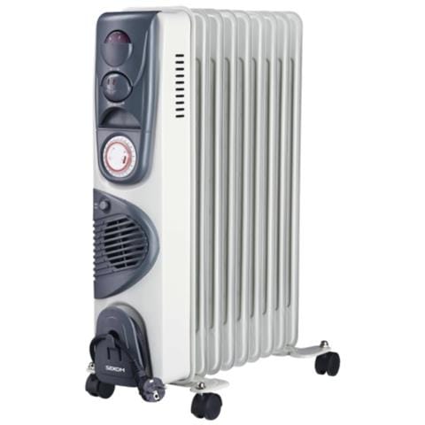 Sr2509vt Radiatore A Olio 800 1200 2000w + Turbo 9 Elementi Termostato - Foto 1