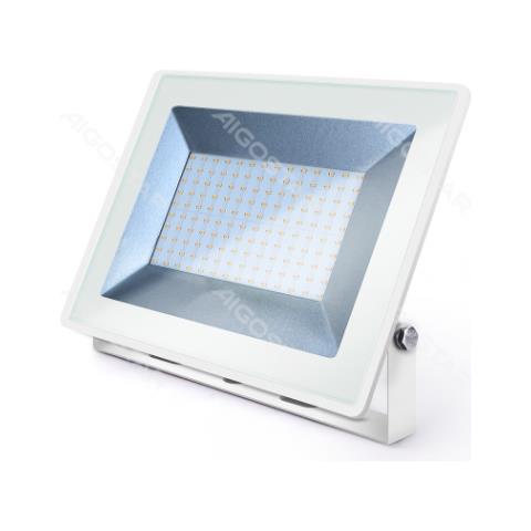 Faro Led Ultrasottile Bianco 100w 10000 Lumen 4000k Luce Naturale - Ip65 In Alluminio - Misura L330*w271*h33mm - Foto 1