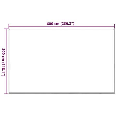 Tappeto Da Tenda 300x600 Cm Blu In Hdpe - Foto 2