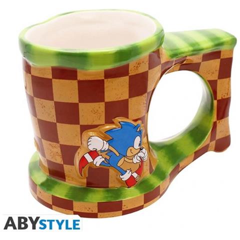 Sonic Tazza 3d - Sonic Run Mug - 250 Ml - - Foto 1