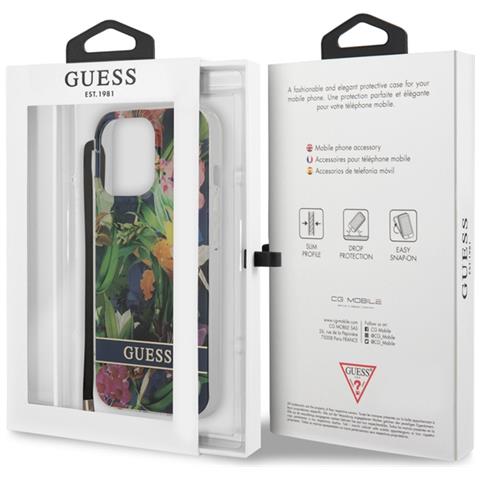 Hard Cover Flower Strap Blue, Fr Iphone 13 Pro, Guhcp13lhflsb (guhcp13lhflsb) - Foto 3
