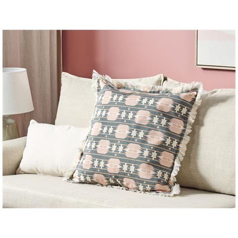 Cuscino Decorativo Dianthus 60 X 60 Cm Geometrico Multicolore - Foto 1