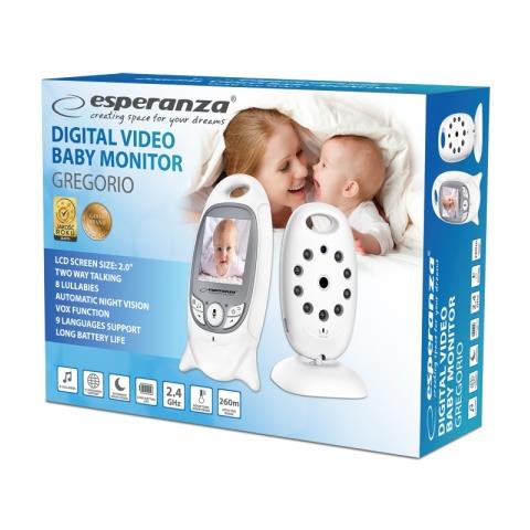 EHM001 monitor video per bambino 260 m Bianco - Foto 2