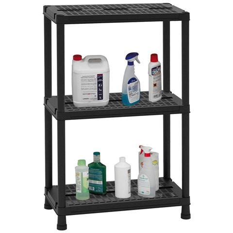 Scaffale In Resina A 3 Piani Per Casa Garage Ufficio Modulare Toomax - Foto 2