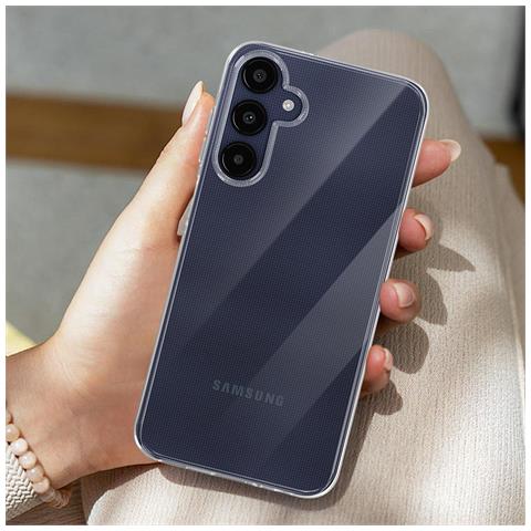 Set Protezione Per Samsung Galaxy A25 5g Cover E Vetro Temperato 9h, Trasparente - Foto 2