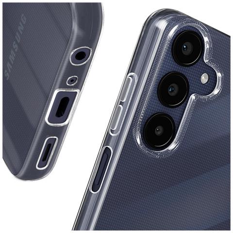 Set Protezione Per Samsung Galaxy A25 5g Cover E Vetro Temperato 9h, Trasparente - Foto 5