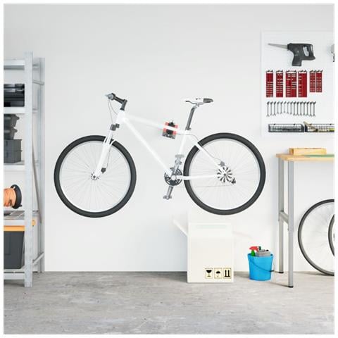 Supporto Riparazione Bici Da Parete Pieghevole In Acciaio - Foto 3