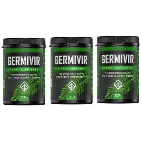 3x Germivir Premium - Integratore Alimentare, Naturale 120g - Foto 1