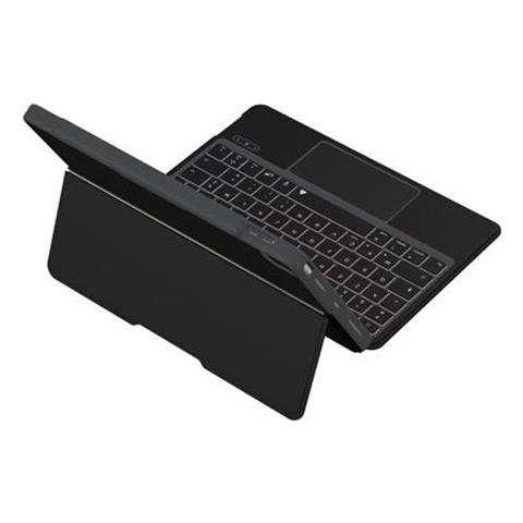 Custodia Per Ipad 10,9” Folio Quick Note Con Tastiera Qwerty Spagnola Bluetooth 3.0, Nero - Foto 1