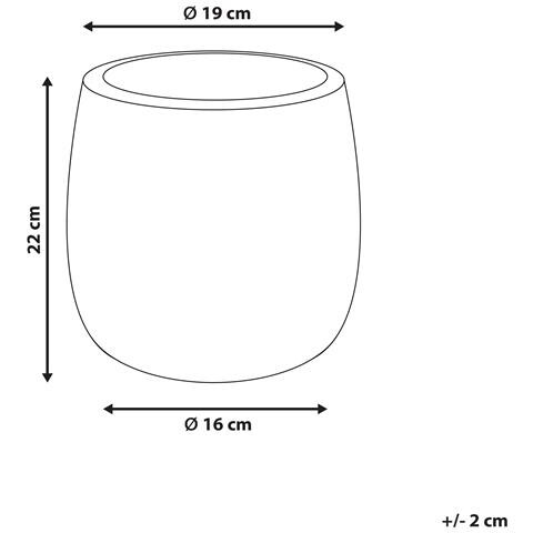Vaso Per Piante Livadia 19 Cm Bianco Sporco - Foto 7