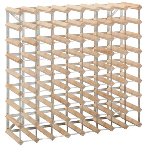 Lusso Casadino -  Portavini Da 72 Bottiglie In Legno Massello Di Pino - Foto 1