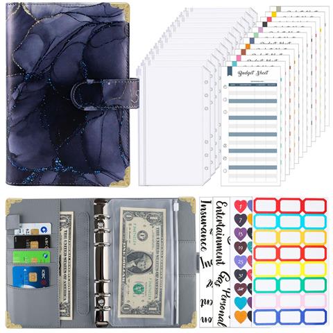 Raccoglitore Di Bilancio A6 Con Buste Per Contanti - Pianificatore Finanziario E Tracciatore Di Spese - Foto 1