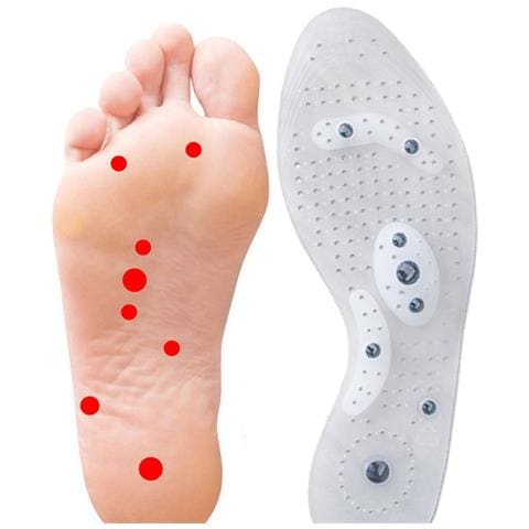 Solette Magnetiche Per Uomo E Donna - Plantari Per Massaggio A Pressione M - Foto 1