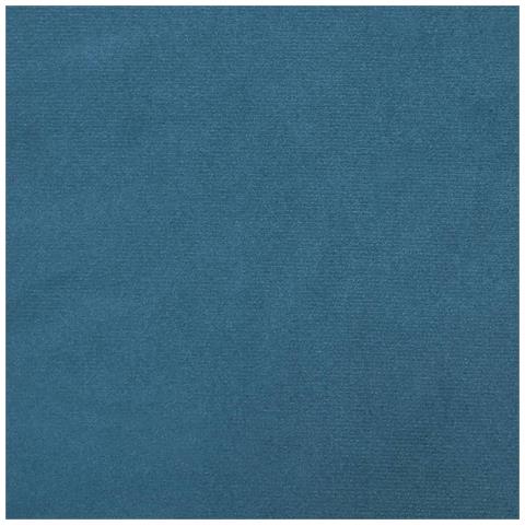 Set di Divani 3 pz con Cuscini e Rinforzi Blu in Velluto - Foto 9